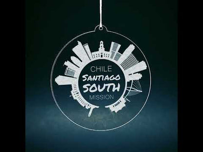 Chile Santiago South Mission Christmas Ornament