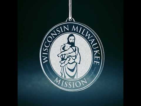 Load video: Wisconsin Milwaukee Mission Christmas Ornament