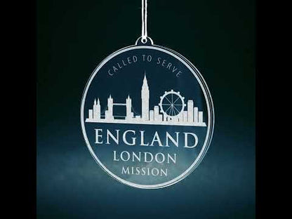 England London Mission Christmas Ornament