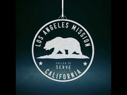 California Los Angeles Mission Christmas Ornament