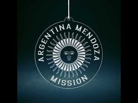 Load video: Argentina Mendoza Mission Christmas Ornament