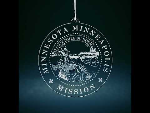 Load video: Minnesota Minneapolis Mission Christmas Ornament