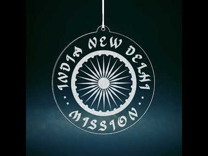 India New Delhi Mission Christmas Ornament