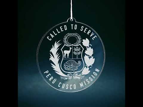 Load video: Peru Cusco Mission Christmas Ornament