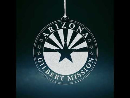 Arizona Gilbert Mission Christmas Ornament