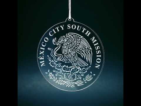 Load video: Mexico Mexico City South Mission Christmas Ornament