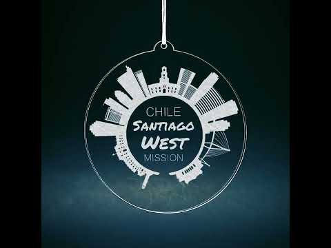Load video: Chile Santiago West Mission Christmas Ornament