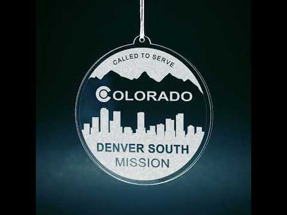 Colorado Denver South Mission Christmas Ornament