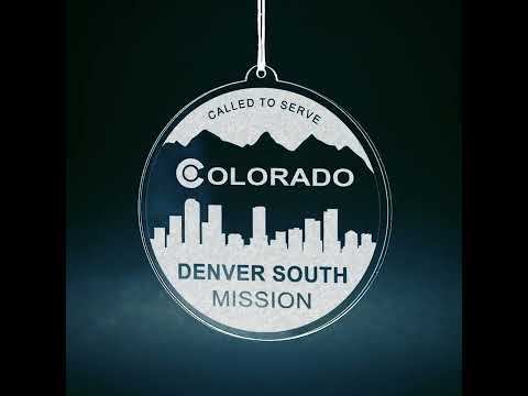 Load video: Colorado Denver South Mission Christmas Ornament