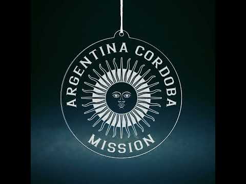 Load video: Argentina Cordoba Mission Christmas Ornament