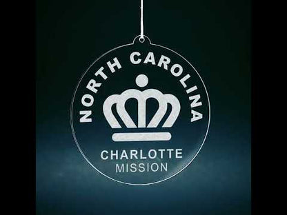 North Carolina Charlotte Mission Christmas Ornament