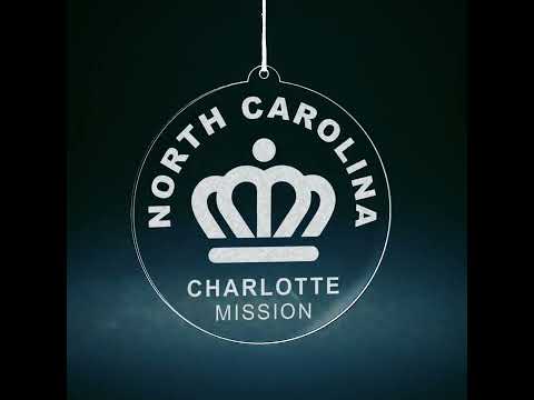 Load video: North Carolina Charlotte Mission Christmas Ornament