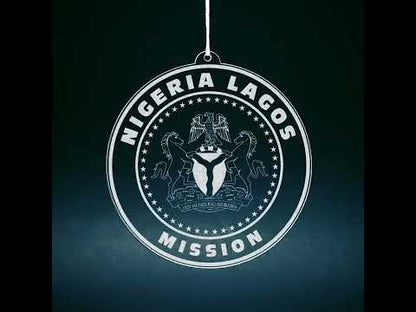 Nigeria Lagos Mission Christmas Ornament