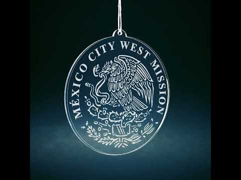 Load video: Mexico Mexico City West Mission Christmas Ornament