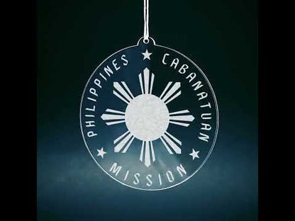 Philippines Cabanatuan Mission Christmas Ornament