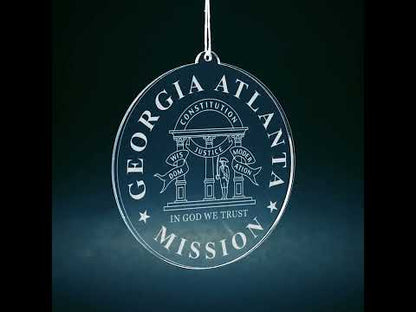 Georgia Atlanta Mission Christmas Ornament