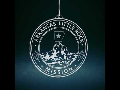 Arkansas Little Rock Mission Christmas Ornament