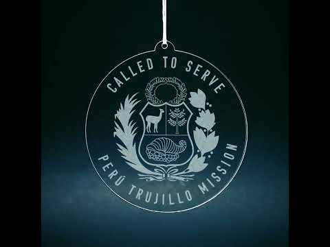 Load video: Peru Trujillo Mission Christmas Ornament