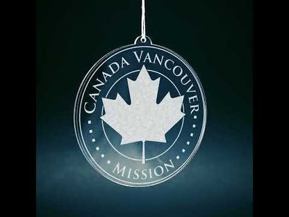Canada Vancouver Mission Christmas Ornament