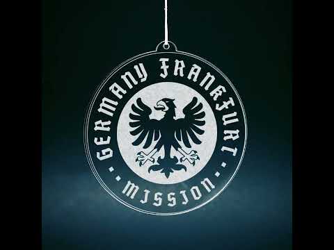 Load video: Germany Frankfurt Mission Christmas Ornament