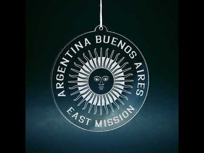 Argentina Buenos Aires East Mission Christmas Ornament