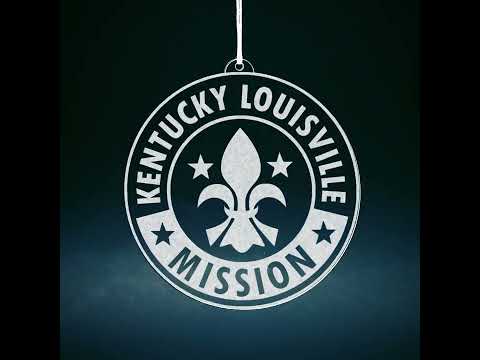Load video: Kentucky Louisville Mission Christmas Ornament