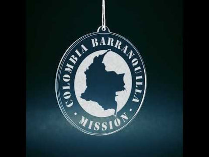 Colombia Barranquilla Mission Christmas Ornament