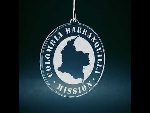 Colombia Barranquilla Mission Christmas Ornament