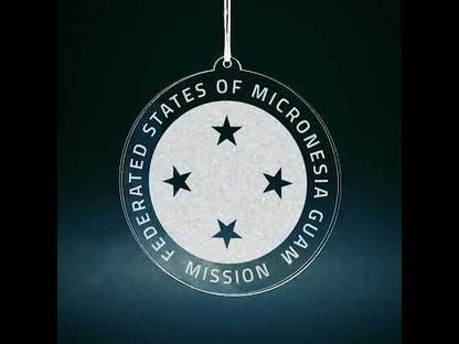 Federated States of Micronesia Guam Mission Christmas Ornament
