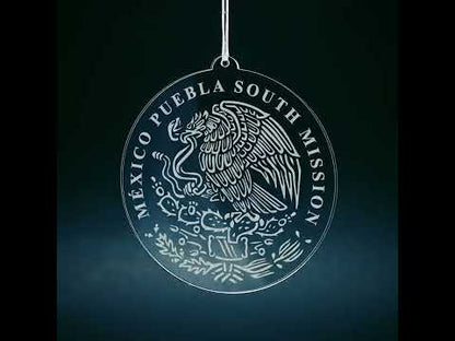Mexico Puebla South Mission Christmas Ornament