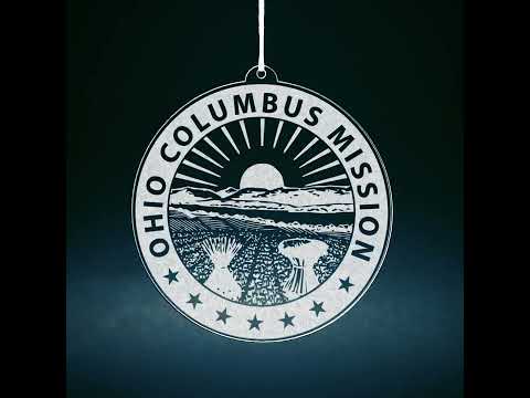 Load video: Ohio Columbus Mission Christmas Ornament