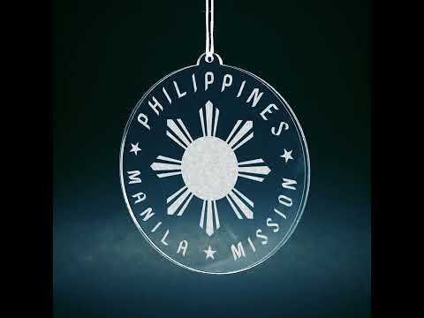 Load video: Philippines Manila Mission Christmas Ornament