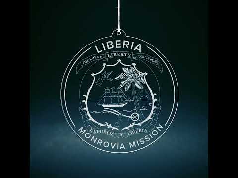 Load video: Liberia Monrovia Mission Christmas Ornament
