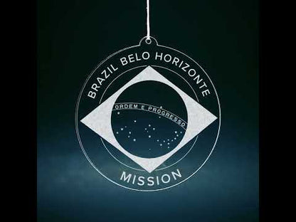 Brazil Belo Horizonte Mission Christmas Ornament