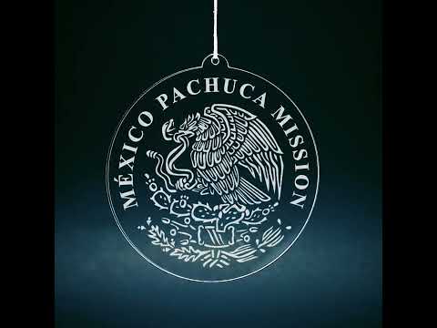 Load video: Mexico Pachuca Mission Christmas Ornament