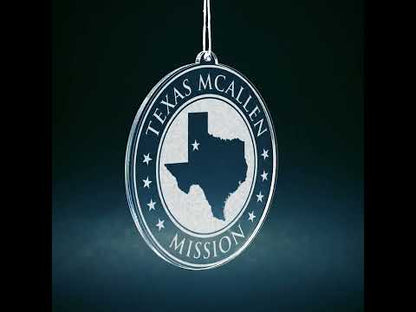 Texas McAllen Mission Christmas Ornament