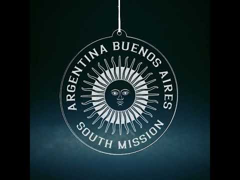 Load video: Argentina Buenos Aires South Mission Christmas Ornament