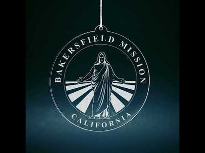 California Bakersfield Mission Christmas Ornament