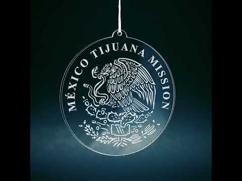 Load video: Mexico Tijuana Mission Christmas Ornament
