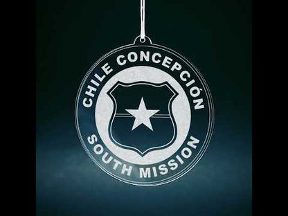Chile Concepcion South Mission Christmas Ornament