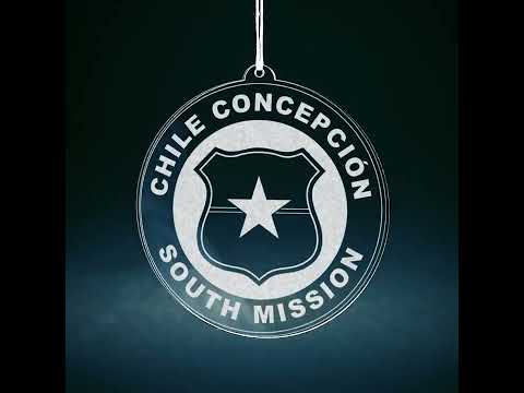 Load video: Chile Concepcion South Mission Christmas Ornament
