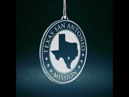 Texas San Antonio Mission Christmas Ornament