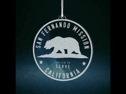California San Fernando Mission Christmas Ornament