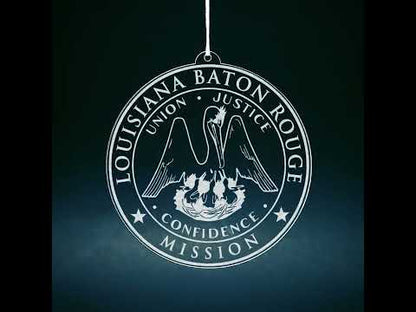 Louisiana Baton Rouge Mission Christmas Ornament