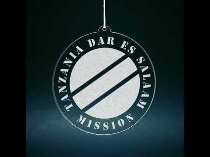 Tanzania Dar es Salaam Mission Christmas Ornament