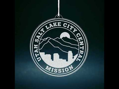 Utah Salt Lake City Central Mission Christmas Ornament