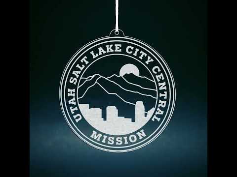 Utah Salt Lake City Central Mission Christmas Ornament