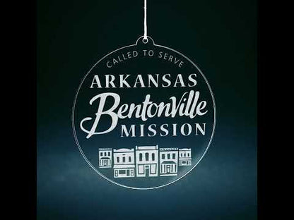 Arkansas Bentonville Mission Christmas Ornament
