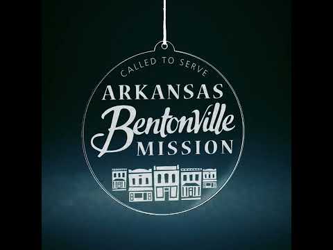 Load video: Arkansas Bentonville Mission Christmas Ornament