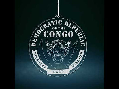 Democratic Republic of the Congo Kinshasa East Mission Christmas Ornament